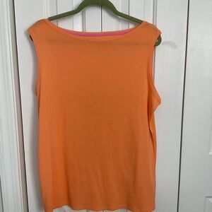 Talbots Vibrant Orange Tank Top